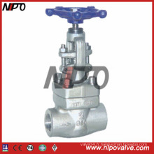 API 6D Screw Thread Forged Gate Valve